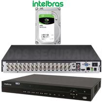 Dvr Gravador de vídeo 32 canais Intelbras MHDX 1232 + HD 2TB Dvr Gravador de vídeo 32 canais Intelbras MHDX 1232 + HD 2TB