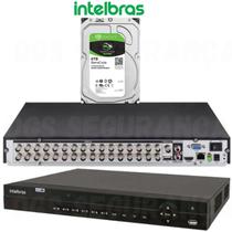 Dvr Gravador de vídeo 32 canais Intelbras MHDX 1232 + HD 6TB Dvr Gravador de vídeo 32 canais Intelbras MHDX 1232 + HD 6TB