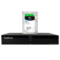 DVR Gravador de Vídeo Tudo Forte TFHDX 3304 4 Canais com Detecção de Movimento + HD SkyHawk 1TB