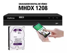 Dvr Gravador Digital 08c Mhdx 1208 Intelbras C/hd 1tb Purple