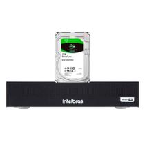 DVR Gravador Digital de vídeo Intelbras MHDX 1016-C 16 Canais Compressão de Vídeo H.265+ Full HD + HD 2TB BarraCuda