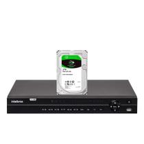 Dvr Gravador Digital de vídeo Intelbras MHDX 1232 compressão de video H.265+32 Canais 1080p Lite Detecção de veículos e pessoas + HD 2TB BarraCuda