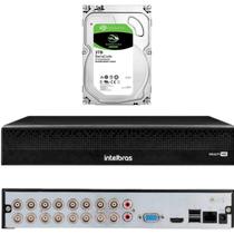 Dvr gravador INTELBRAS 16 canais Full hd 1016c+ hd 3tb Dvr gravador INTELBRAS 16 canais Full hd 1016c+ hd 3tb