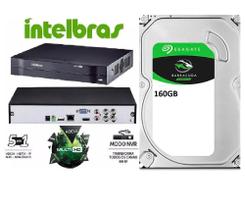Dvr gravador INTELBRAS 4 canais Full hd + hd 160GB Dvr gravador INTELBRAS 4 canais Full hd + hd 160GB