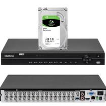 Dvr Gravador Stand Alone de câmeras de segurança Intelbras MHDX 1232 de 32 canais c/hd 2tb