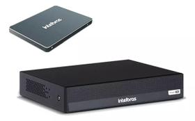 Dvr Intelbras 04 Canais Multi-hd Mhdx 1104-c Com Ssd 512gb