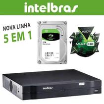 Dvr Intelbras 16 Canais Mhdx 1116 Hdcvi Ahd Hdtvi 5 Em 1 + hd 2TB