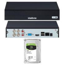 Dvr Intelbras 4 Canais Mhdx 3004-C Fullhd 1080p C/ Hd 1 Tera
