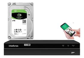 Dvr Intelbras 4ch Mhdx 1304 Inteligente Multi Hd C/ Hd 2tb