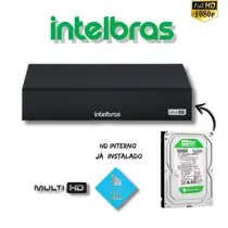 Dvr Intelbras Full Hd Mhdx 3004-C 04 Canais Full Hd 1080p c/hd 500GB