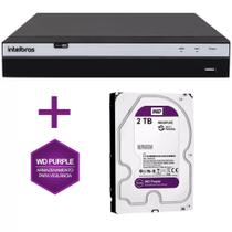 DVR Intelbras Full HD MHDX 3004C+ HD 2TB WD Purple