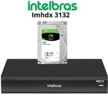 Dvr Intelbras Imhdx 3132 Multi Hd 5mp 32 Canais Ia E Reconhecimento Facial com hd 2tb