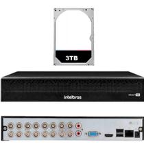 Dvr Intelbras Mhdx 1016 16 Canais Inteligência Artificial+Hd 3tb