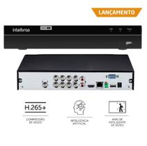DVR Intelbras MHDX 1208 8 Canais 1080p Lite Compressão de vídeo H.265 Com Detecção Inteligente