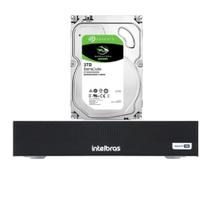 DVR INTELBRAS MHDX 3004-C 04 canais C/HD 3TB DVR INTELBRAS MHDX 3004-C 04 canais C/HD 3TB