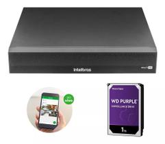 DVR Intelbras MHDX Full HD 1080P 16 Canais Gravador Digital de Vídeo + HD 1TB Purple