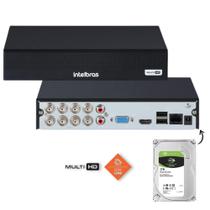 Dvr Multi Hd Intelbras 8ch Mhdx 1008-C C/Hd 1TB