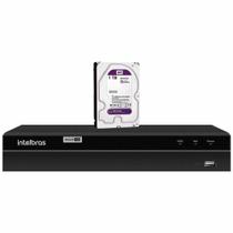 DVR Stand Alone Multi HD Intelbras MHDX-1004 4 Canais + HD 1TB WD Purple de CFTV