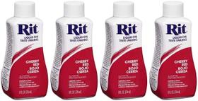 Dye Rit 88230 Cherry Red Liquid 240 ml para roupas e acessórios