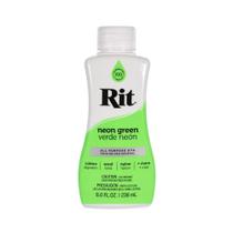 Dye Rit Liquid Neon Green 240 ml para tie-dye, ombre, tingido por imersão Dye Rit Liquid Neon Green 240 ml para tie-dye, ombre, tingido por imersão