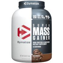 Dymatize Super Mass Gainer Protein Powder, 1280 Calorias & 52g Protein, 10,7g BCAAs, Misturas Facilmente, Sabores Deliciosos, Chocolate Rico, 6 libras