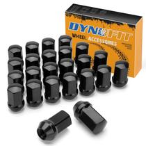 Dynofit Stock Lug Nuts M14-1,5 45 mm Hex 22 mm Preto 24 unidades