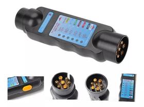 E Tomada Engate Reboque Trailer Carretinha 7 Pinos 12V