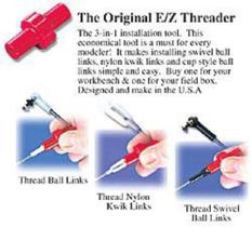 E/z threader 3in1 tool dubro dub725 E/z threader 3in1 tool dubro dub725