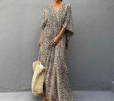 E0444 Vestido Camisa Camisão Chemise Saída Praia Oncinha Plus Size