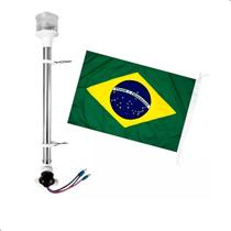 E1343 Mastro Luz Circular Ancoragem Strobo Led 12v Bandeira Branca E1343 Mastro Luz Circular Ancoragem Strobo Led 12v Bandeira Branca