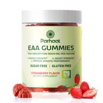 EAA Gummies Parhaat 120 Gummies com sabor de morango EAA Gummies Parhaat 120 Gummies com sabor de morango