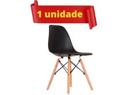 Eames Base Madeira Cadeira Charles Preta Eiffel - AJL - AJL STORE