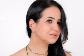 Ear Cuff Duo com Piercing ao Banho de Ouro Ear Cuff Duo com Piercing ao Banho de Ouro