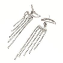 Ear cuff franjas e pedras