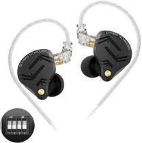 Earbuds H HIFIHEAR KZ ZS12 PRO X Fone de ouvido IEM com fio com cabo