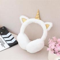 Earmuffs Winter Unicorn Ear Warm, presente de Natal para crianças/adultos
