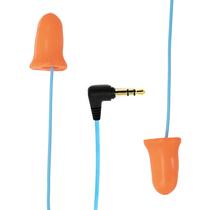 Earplug-Earbud Hybrid Plugfones de ouvido, laranja básico para redução de ruído