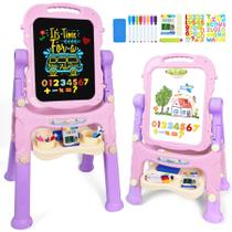 Easel Joyooss Art para crianças ajustável com placa magnética de 4 a 8 anos Easel Joyooss Art para crianças ajustável com placa magnética de 4 a 8 anos
