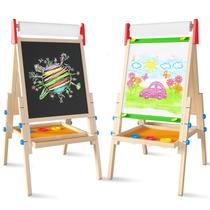 Easel Tiny Land para crianças com 2 rolos de papel de desenho de 3 a 10 anos