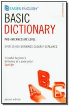 Easier English Basic Dictionary - Pre-Intermediate - BLOOMSBURY