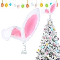 Easter Tree Topper Guotwozi Bunny Ears para árvore de Natal