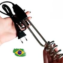 Ebulidor Elétrico Ferve Água Rápido 500W Mergulhão Alimentos Fazer Chá Café Utensílio Cozinha Portátil Prático Casa 220V Ebulidor Elétrico Ferve Água Rápido 500W Mergulhão Alimentos Fazer Chá Café Utensílio Cozinha Portátil Prático Casa 220V