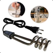 Ebulidor Elétrico Rabo Quente Mergulhão 500W Aquecedor de agua Portátil 127V 220V Cha Cafe Rápido Ebulidor Elétrico Rabo Quente Mergulhão 500W Aquecedor de agua Portátil 127V 220V Cha Cafe Rápido