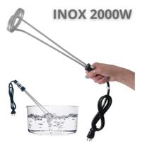 Ebulidor Inox Grande Aquecedor De Água Mergulhão 2000W/127V