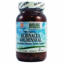 Echinacea Goldenseal Raw Formula 90 cápsulas vegetais da L. A. Naturals (pacote com 4)