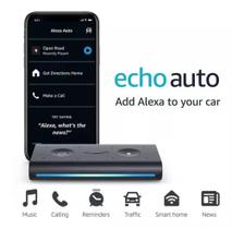 Echo auto alexa Para Carro Caminhão Motorista assistente bluetooth Comando De voz - Amazon