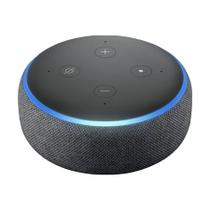 Echo Dot (3 Geração): Smart Speaker Com Alexa - Cor Preta - Amazon