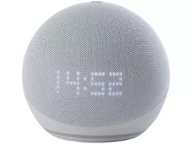 Echo Dot 5 geração com Relógio e Alexa Música, informação e Casa Inteligente - BRANCA