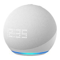 Echo Dot (5 geração) com Relógio e Alexa Música, informação e Casa Inteligente - Branco - Amazon