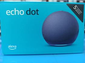 Echo Dot 5 Geraçao Smart Speaker com Alexa - Amazon (Azul)